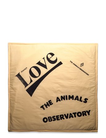 THE ANIMALS OBSERVATORY Blanket Accessories Blanket Soft Yellow - Yellow - ONE SIZE