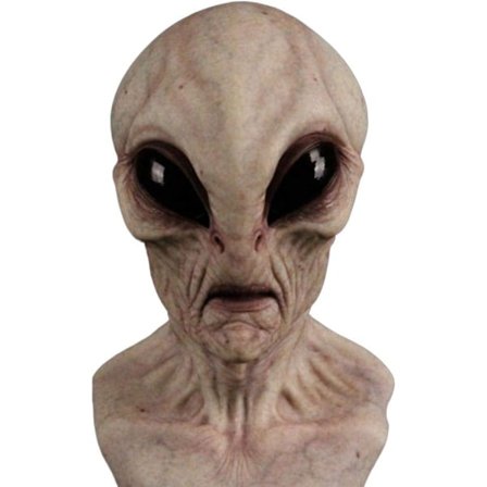 whiteswan Alien-naamio, Alien Scary Latex Halloween Head, Halloween