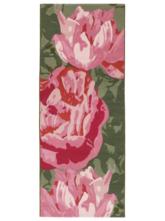 Indoor/Outdoor Rug Washable Small Rosabel - Pink/Green 100X250