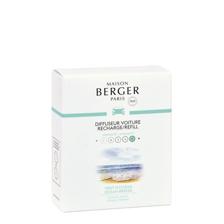 Maison Berger Paris Diffuseur Voiture Recharge Vent d'Océan - Profumo per Automobile