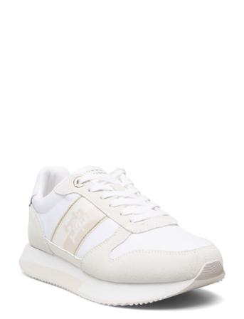 Runner With Th Webbing Lave Sneakers Hvit Tommy Hilfiger*Betinget Tilbud