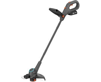 Gardena Trimmer EasyTrim 25/18V P4A Set - Fyndvara - Batteridriven trimmer med kantstöd för raka linjer