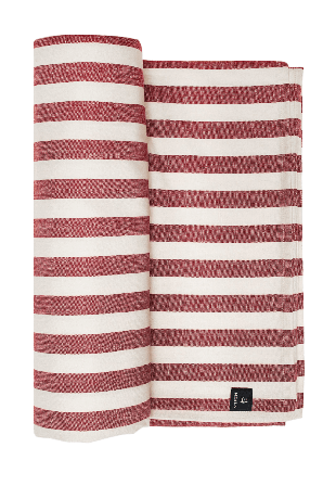 Himla Bretagne Duk 145x250 cm Kökstextil Röd