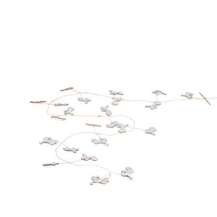 Konstsmide 3221-363 Ljusslinga änglar i trä, Belysning