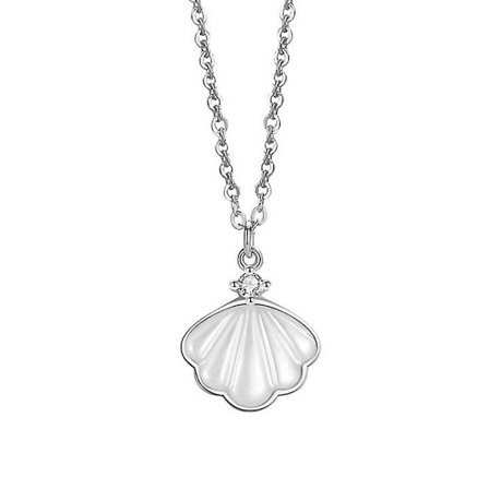 Halsband Dam Kedja Choker Hänge Smycken Flickor Gåva Fritillary 925 Sterling Silver Ro