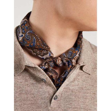 John Henric Bandana Paisley Accessoarer Herr Beige