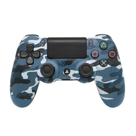 Handkontroll DoubleShock Trådlös för Play-station 4 kamouflage blå