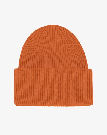 Merino Wool Hat - Burned Orange