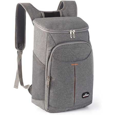 kylmälaukku kylmälaukku Piknikreppu Eristetty Suuri Vedenpitävä Kylmäreppu 25L Tiivis pikniklaukku (harmaa)