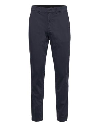 Sateen-Stretch Slim Chino Chinos Byxor Navy Calvin Klein
