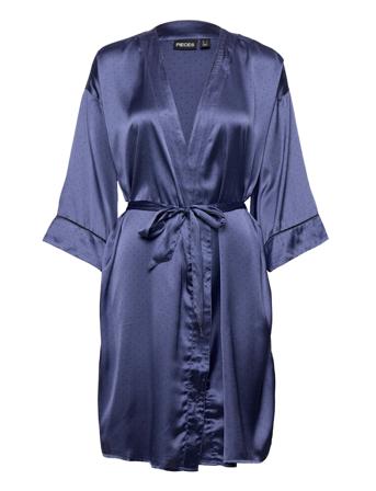 Pcadela 3/4 Kimono Lingerie Kimonos Blå Pieces