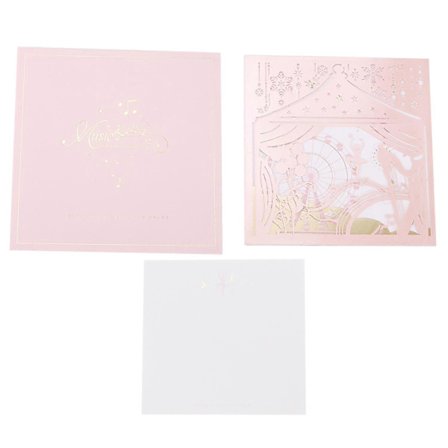 Gavekort Enkle Udhulet Moderne Yndige Fødselsdagskort med Kuvert til Voksne Thanksgiving Bir