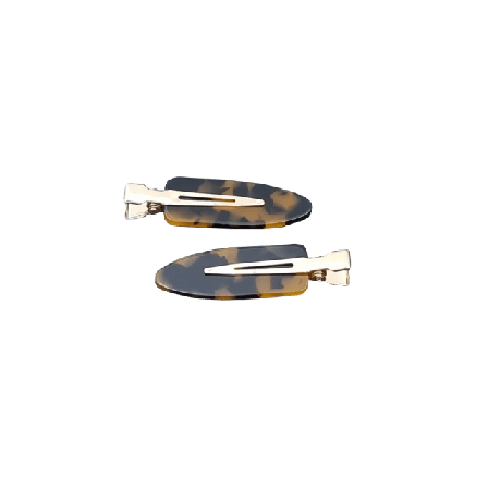 Complement 2 Pack Styling-hårspännen Accessoarer & tillbehör Dam Brun