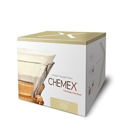 Kaffefilter - CHEMEX - Förpackning om 100 - Blekt - Konisk - Speciell absorberande