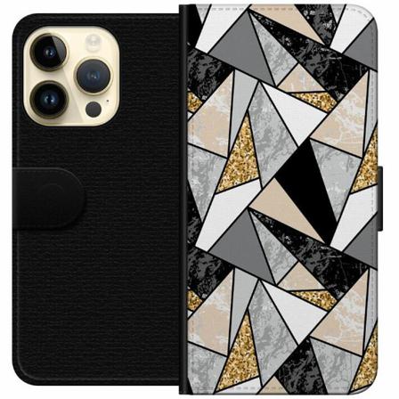 Apple Iphone 14 Pro Plånboksfodral Marble Print