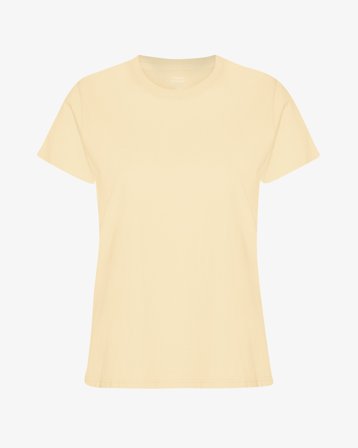 Women Light Organic Tee - Soft Yellow S