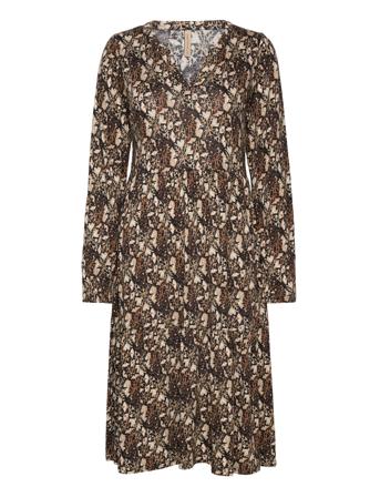 Sc-Felicity Aop Knelang Kjole Multi/mønstret Soyaconcept*Betinget Tilbud