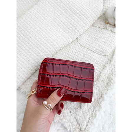 Korthållare i Krokodil imitation 11x8 cm (11 Fack)