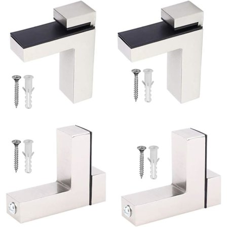 Glashylla Justerbar 4ST Glashylla Monteringsfäste Glashylla Väggfäste