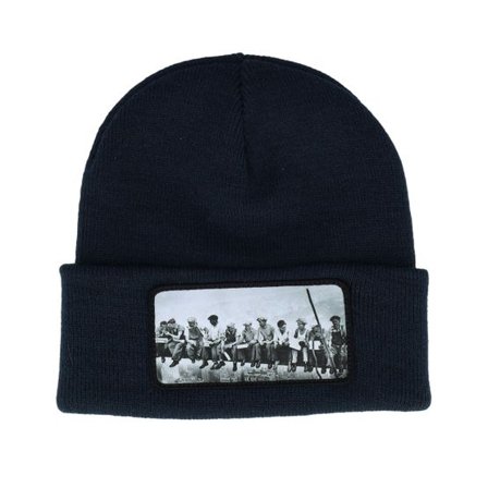 Public Domain - Blå cuff Beanie - Lunch Atop A Skyscraper Beanie French Navy Cuff @ Hatstore