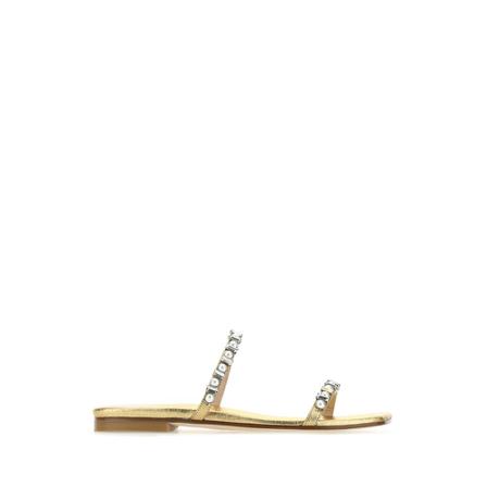 Stuart Weitzman, Slippers Żółty, Kobieta, Rozmiar: 36 1/2 EU