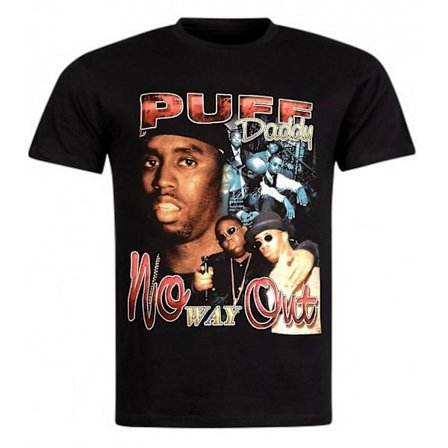 Puff Daddy Retro 90-talsvart T-shirt