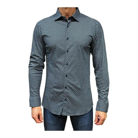 Desoto Shirts , Blauw , Heren , Maat: L