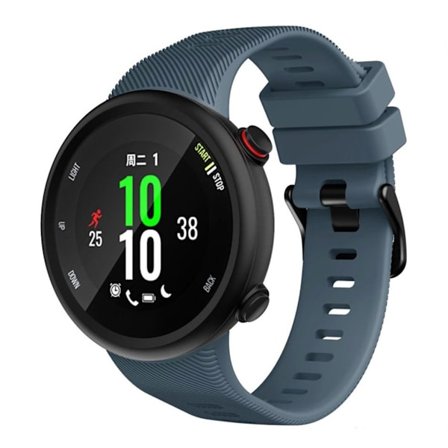 Garmin Forerunner 45S holdbar black Spænde silikone Urrem - Mørkeblå