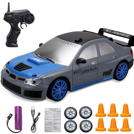 2.4G Drift RC Bil 4WD RC Drift Billeksak Fjernkontroll GTR modell AE86 Kjøretøy Bil RC Racing Billeksak for barn Julegaver