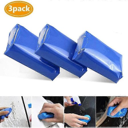 JRing Bilrengöringsknete, 180g Rengöringsknete Bil Lera Bar, Professionell Bilvårds Magic Clay Bar Rengörare för Bilar Lastbilar [D]