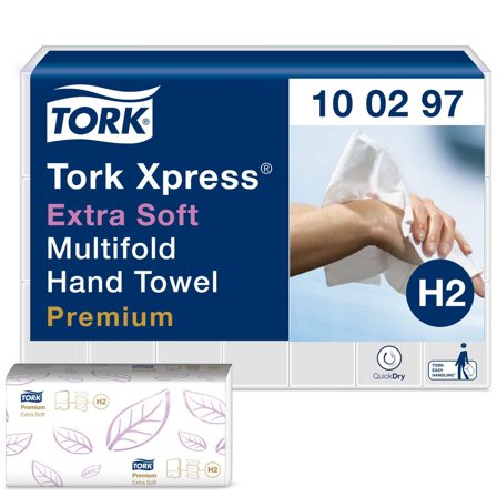 TORK Pappershandduk Premium Xpress Soft H2 2100/fp - Lyreco - Städ och hygien - Toalettpapper och torkpapper - Pappershanddukar