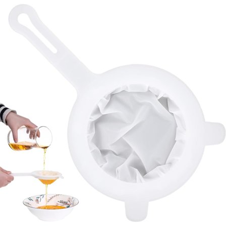 Ultra Finmasket Si, 200 Mesh Nylon Mesh-Si til Juice Plastik Sier til Køkken Fin Sigte med Håndtag til Kaffe Yoghurt Ju