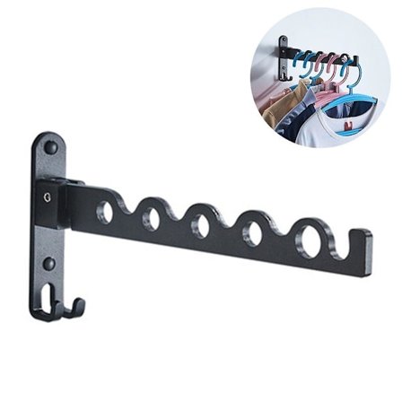 Tørkestativ sammenleggbart veggmontert klesstativ vegghenger