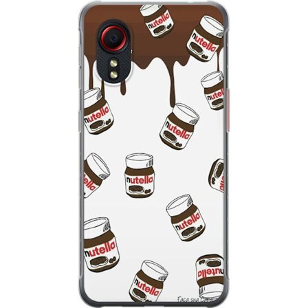 Kompatibelt Mobildeksel til Samsung Samsung Galaxy Xcover 5 Nutella Kawaii Style Søt Dessert