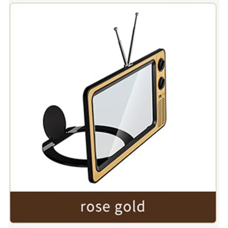 Mobiltelefon Skjermforstørrer 3D Video Forstørrer - Et Kreativt Retro TV Ornament for Å Se TV-Serier og Maratontitting