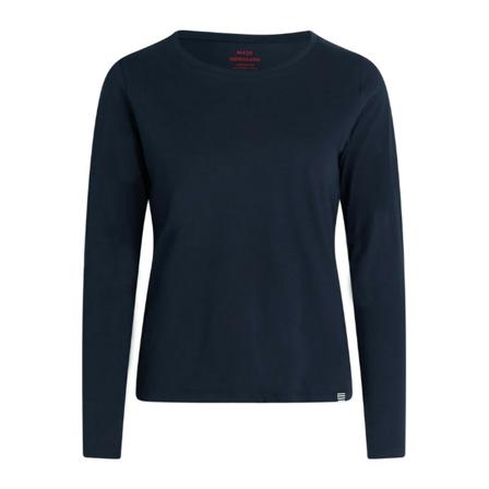 Mads Nørgaard Mads Nørgaard Organic Jersey Tenna Toppe T-Shirts 200988 Sky Captain Blå, Dame