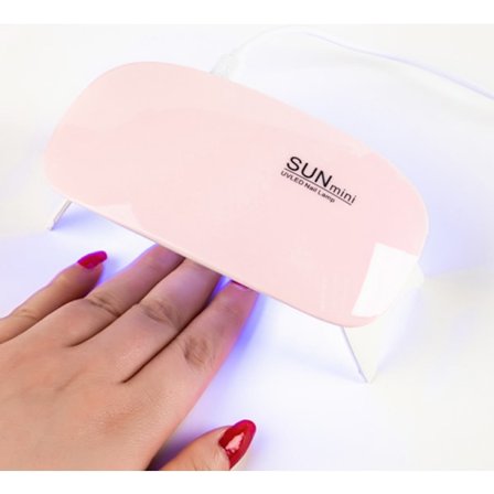 6W UV-neglelampe gel-neglelampe kompatibel med alle gel-neglelakker