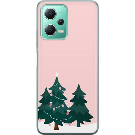 Xiaomi Redmi Note 12 Gennemsigtig cover Juletræer Glædelig J