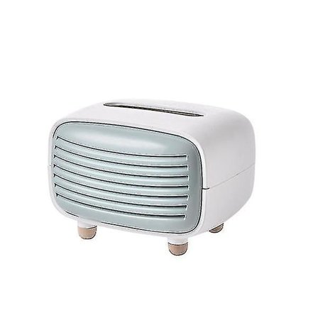 Vintage Radio Pappershållare för Näsdukar, Servettställ, Organiserare, Pappershandduksdispenser, Behållare