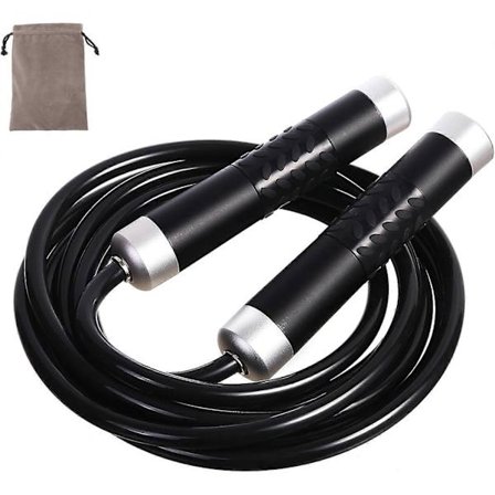 Viktat hopprep för kvinnor, män, tungt hopprep med justerbart tjockt PVC-rep, kullagerhandtag i aluminiumlegering med halkskydd