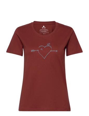 Subby W S-S Tee Sport Women Sport Clothing Sports Tops & T-shirts Sport T-shirts Burgundy Whistler