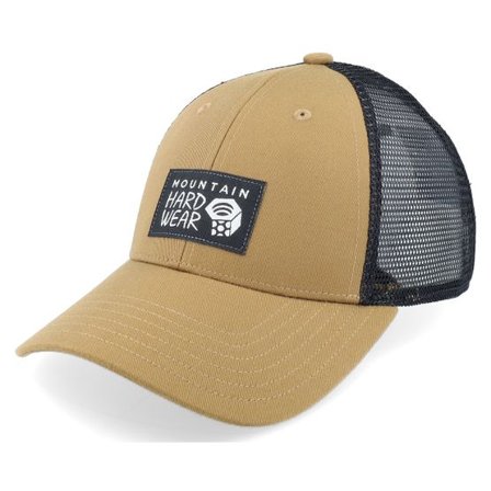 Mountain Hardwear - Beige trucker Keps - Logo Hat Corozo Nut/Black Trucker @ Hatstore