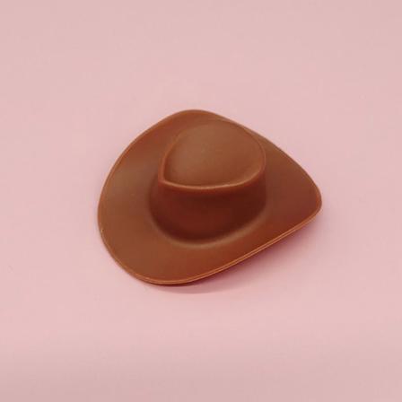10 st mini plast cowboyhatt Western bröllopsfest dockhattar S Brown