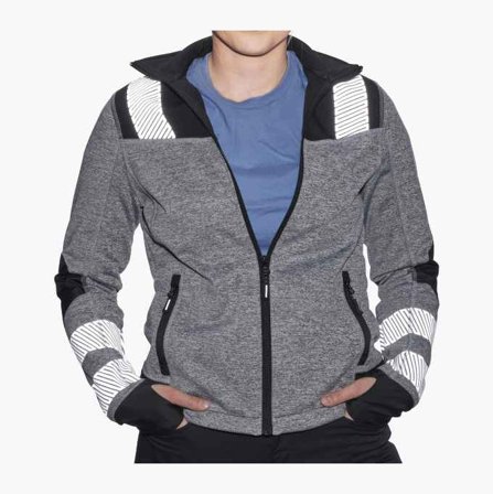 Biltema - Fleecejakke med refleks dame L