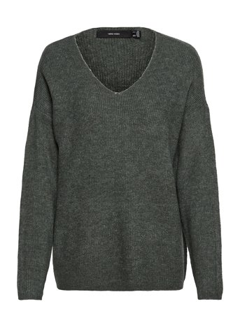 Vero Moda | Vmcrewlefile Ls V-Neck Blouse Noos | XS