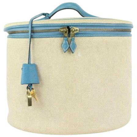 Hermès Vintage, Pre-owned Canvas totes Blauw, Dames, Maat:ONE Size