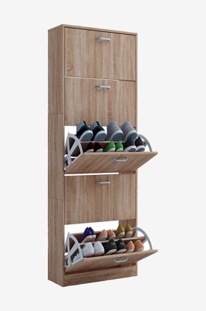 VCM - Skoskap Sipos Xl - Flerfarget - Skoskap - Fra Homeroom