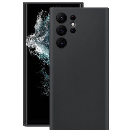 Silikonskal Till Samsung Galaxy S22 Ultra - Svart Svart