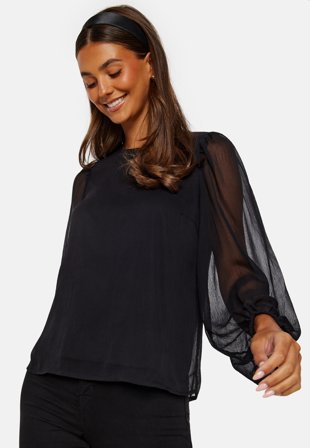 VILA - Vifalia O-Neck L/S Top - Kläder - - Bubbleroom