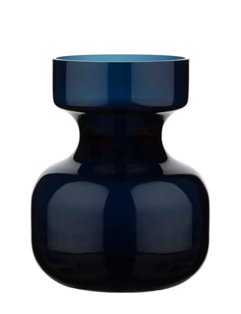 Marimekko Home Säkki Vase 16,5X13,2 Cm - Navy - ONE SIZE